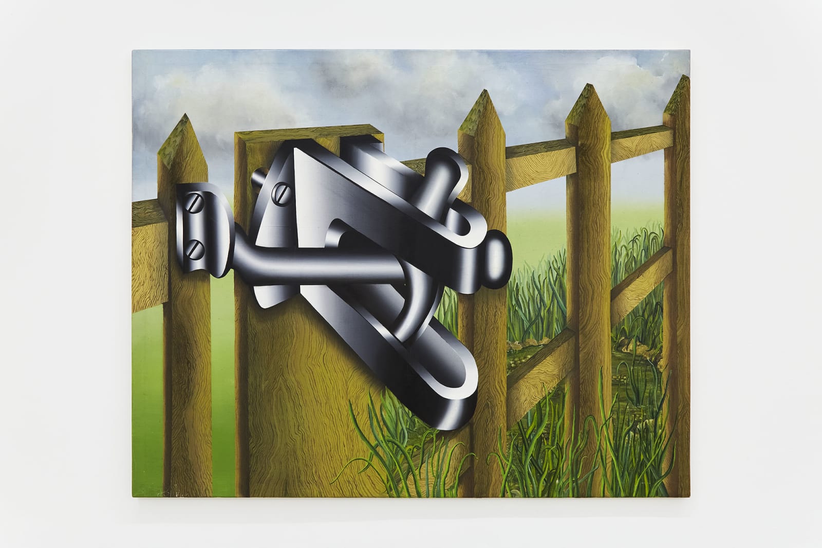 Roberta Booth, On the Fence, 1977