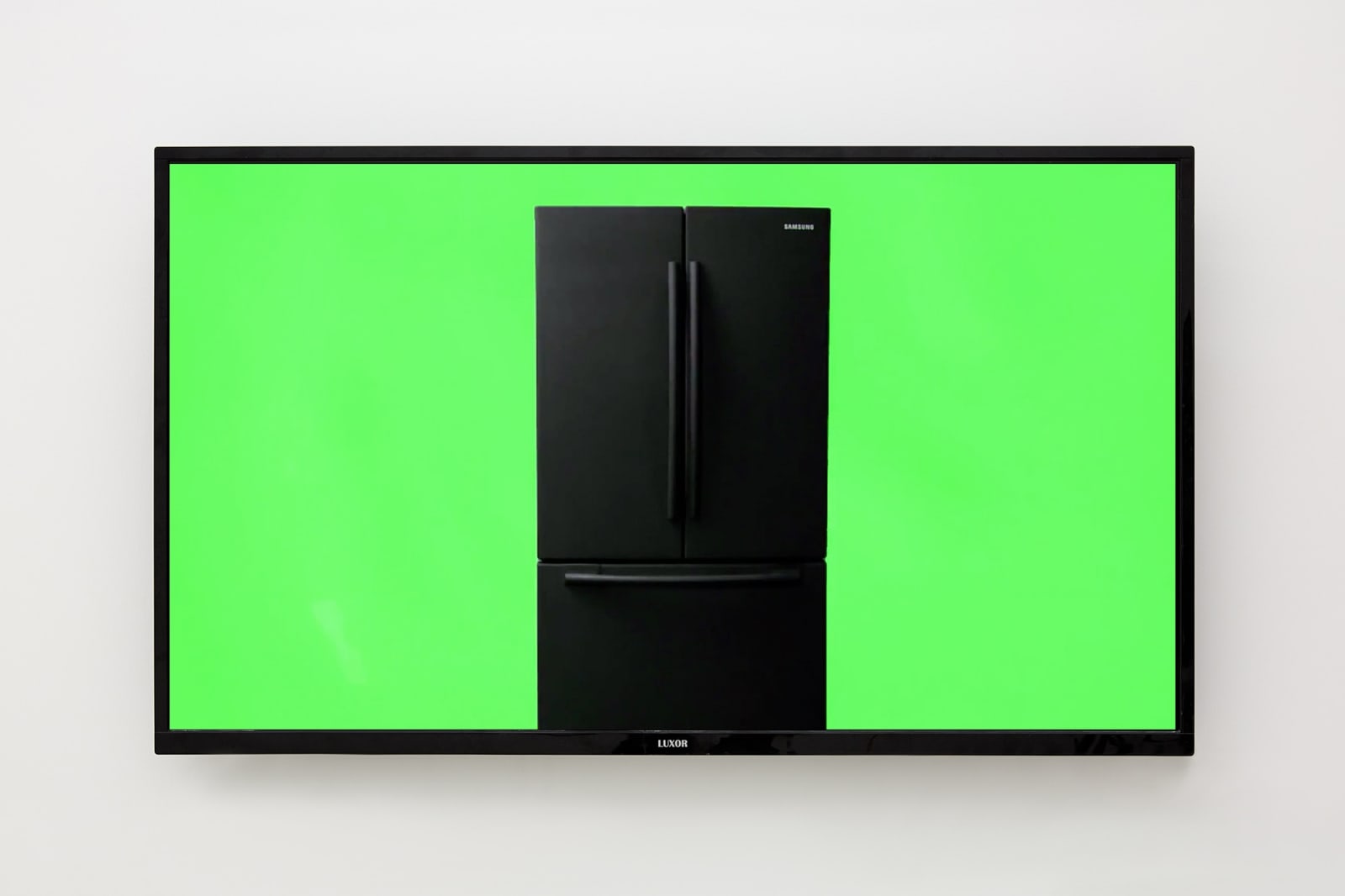 Mark Leckey, GreenScreenRefridgeratorAction, 2010