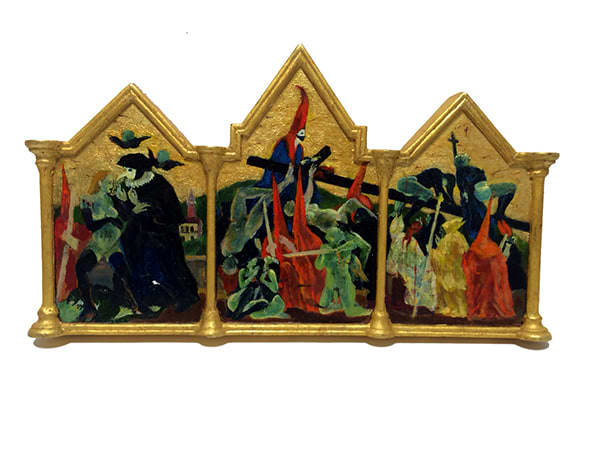 Masami Teraoka, Semana Santa/Cross Torture, 2001