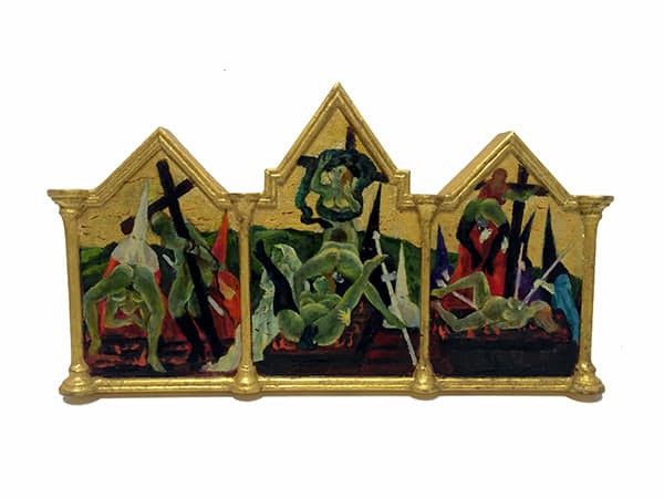 Masami Teraoka, Semana Santa/Frog Spread, 2001