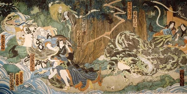 Masami Teraoka, AIDS Series/Makiki Heights Disaster, 1988