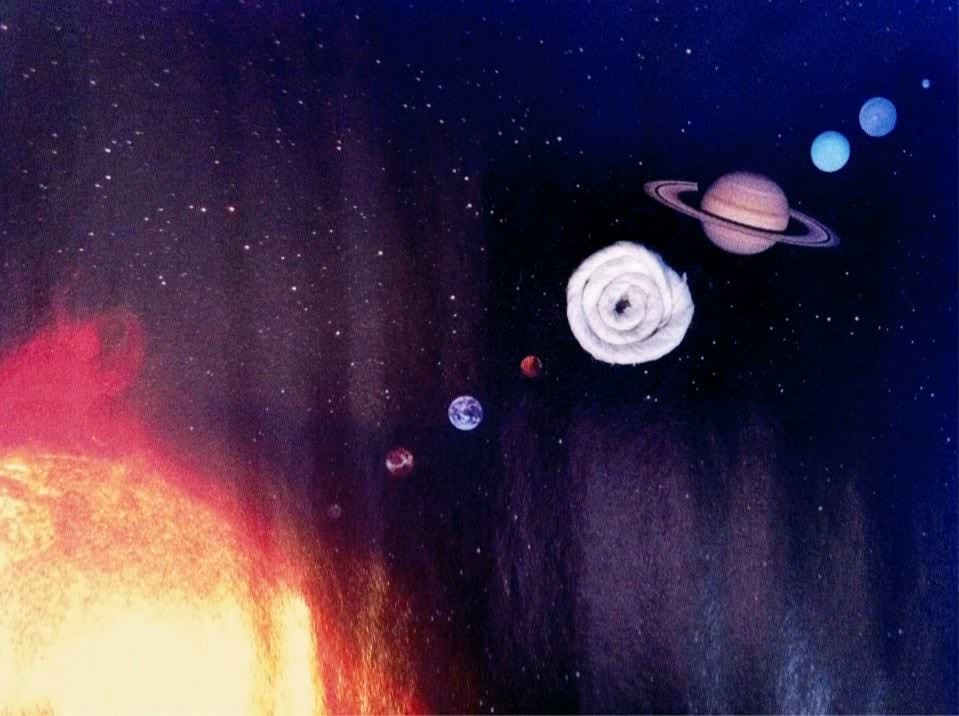Nina Katchadourian, Solar System ("Seat Assignment" project, 2010-ongoing), 2012