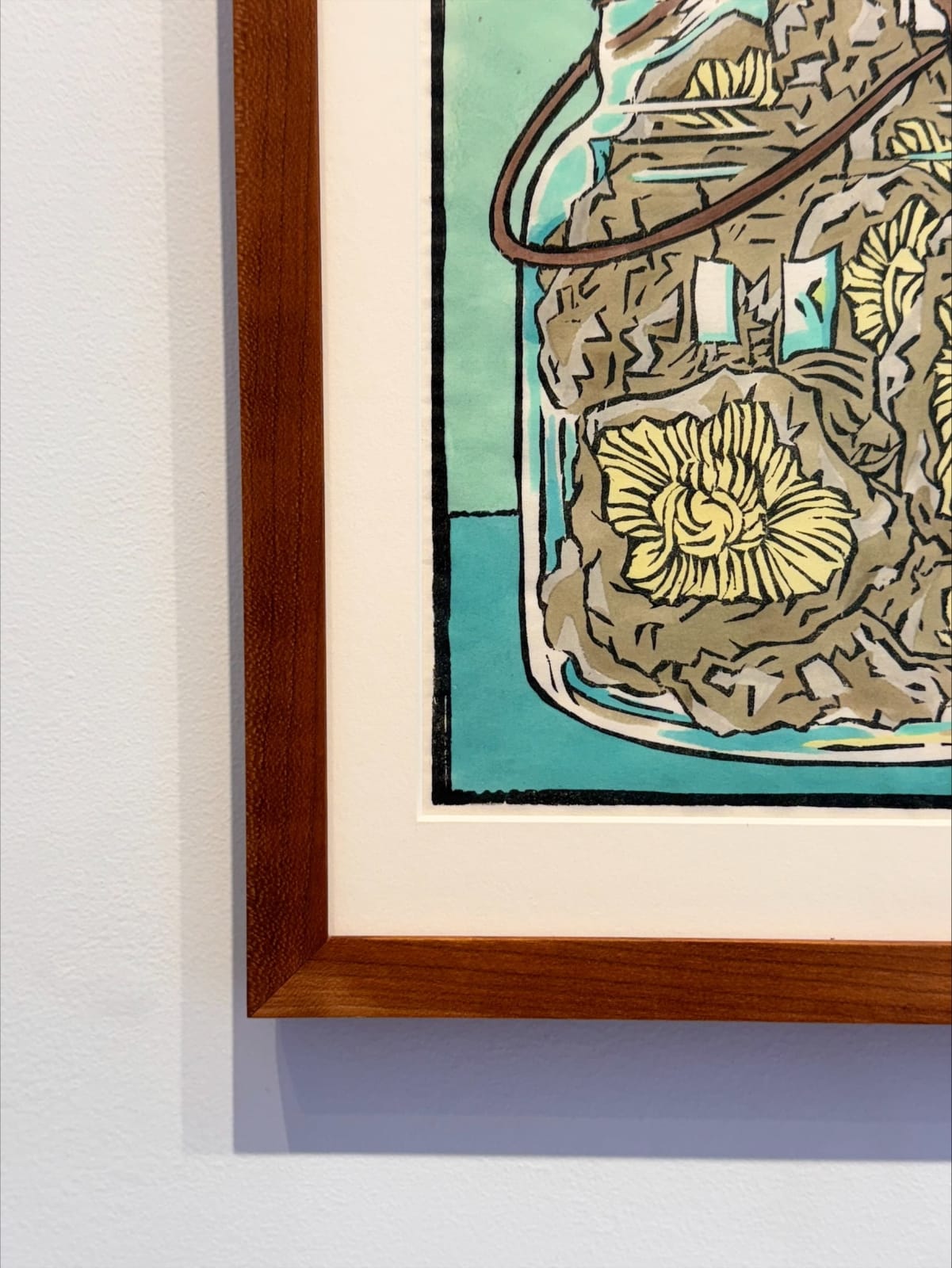 Al Lewis, Jar with Shiitakes (blue variation), 2020
