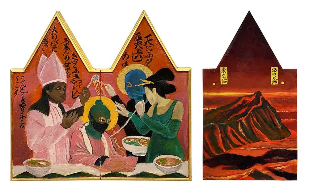 Masami Teraoka, 2nd Ave. Ramen Stop/Pussy Riot Baptism, 2022