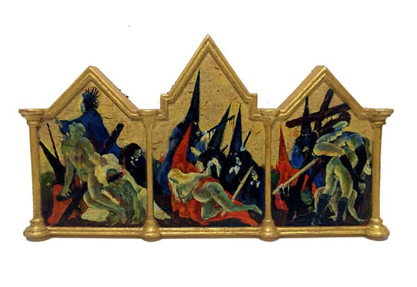 Masami Teraoka, Semana Santa/The Pyramid Torture, 2001