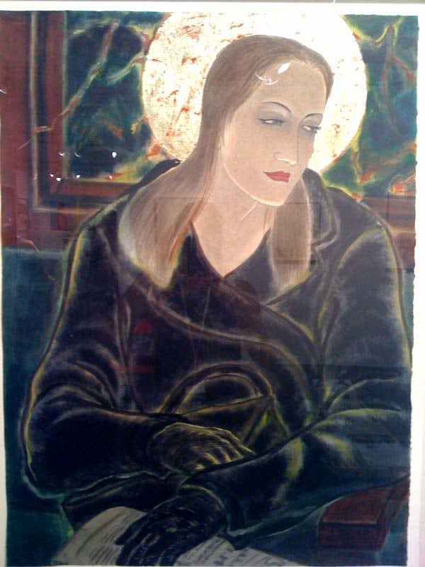 Masami Teraoka, London Tube Series/Camden Angel, 1992