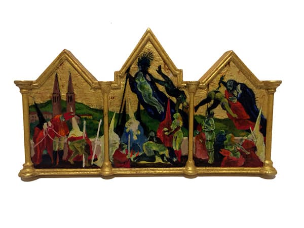 Masami Teraoka, Semana Santa/Pointed Hoods and Flying Nuns, 2001