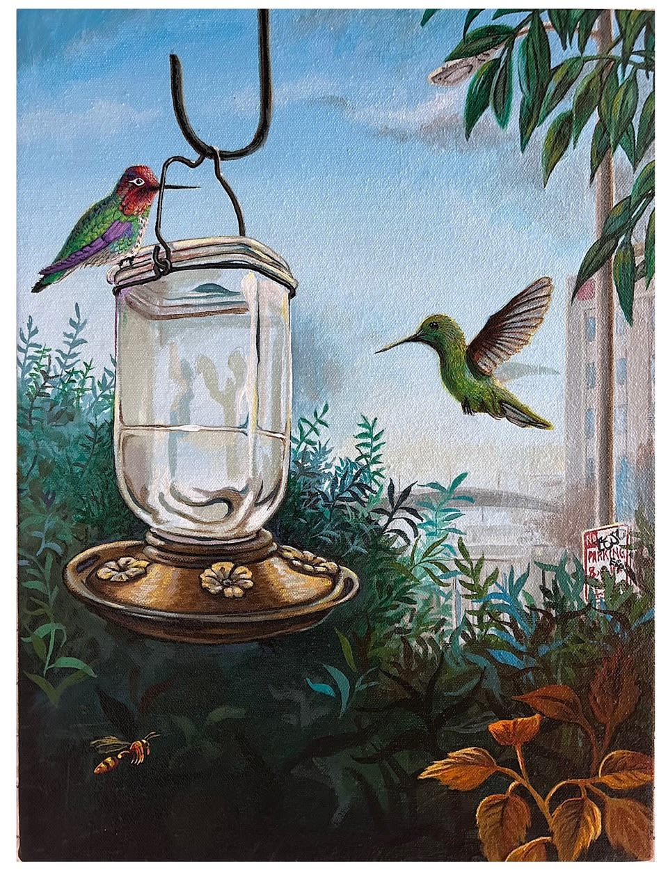 Sandow Birk, Anna's Hummingbird, 2025