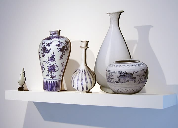 Stephanie Syjuco, Blue Shelf Selection from Raiders: International Booty, Bountiful Harvest (Selections from the A____ A__ M______), 2011