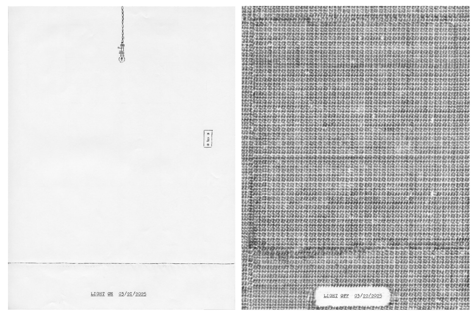 Lenka Clayton, Light On 03/21/2025 and Light Off 03/22/2025, 2025