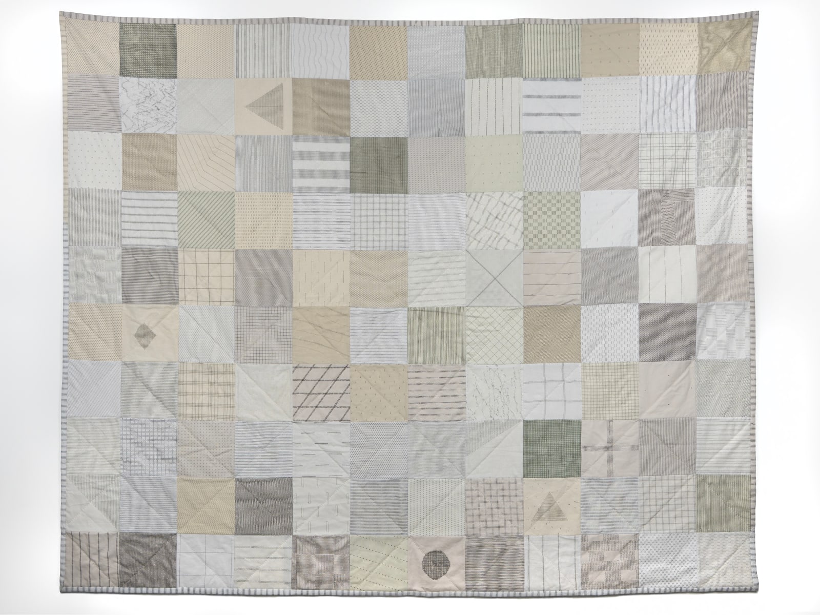 Lenka Clayton, Typewriter Quilt, 2025