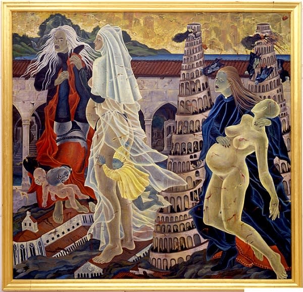 Masami Teraoka, The Cloisters Tsunami, 2002-2005