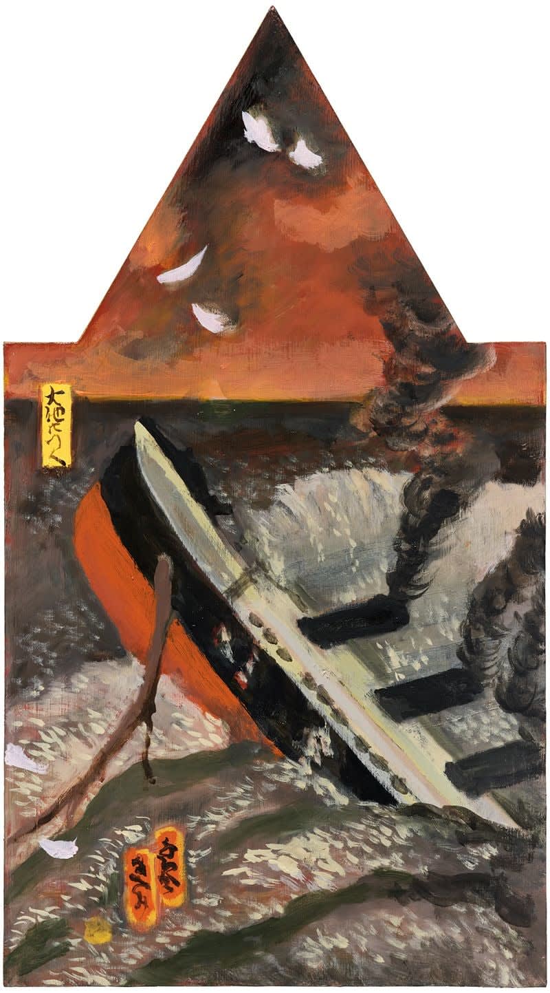 Masami Teraoka, Covid Death Toll/Swan Lake Rehearsal, 2022