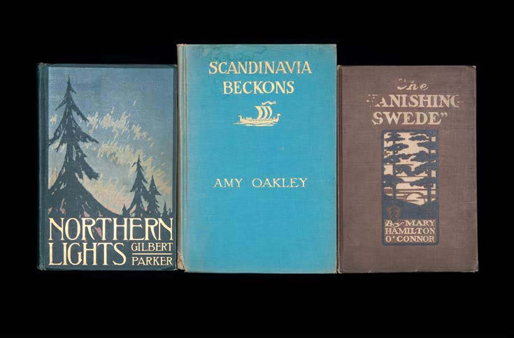 Nina Katchadourian, Northern Lights from the series Once Upon a Time in Delaware/In Quest of the Perfect Book, 2012 ("Sorted Books" project, 1993-ongoing), 2012