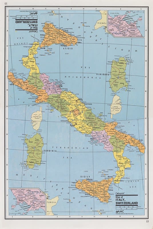 Nina Katchadourian, Italy from Geographic Pathologies, 1996
