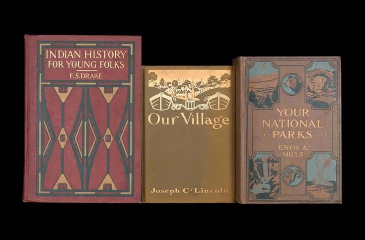 Nina Katchadourian, Indian History for Young Folks from the series Once Upon a Time in Delaware/In Quest of the Perfect Book, 2012 ("Sorted Books" project, 1993-ongoing), 2012