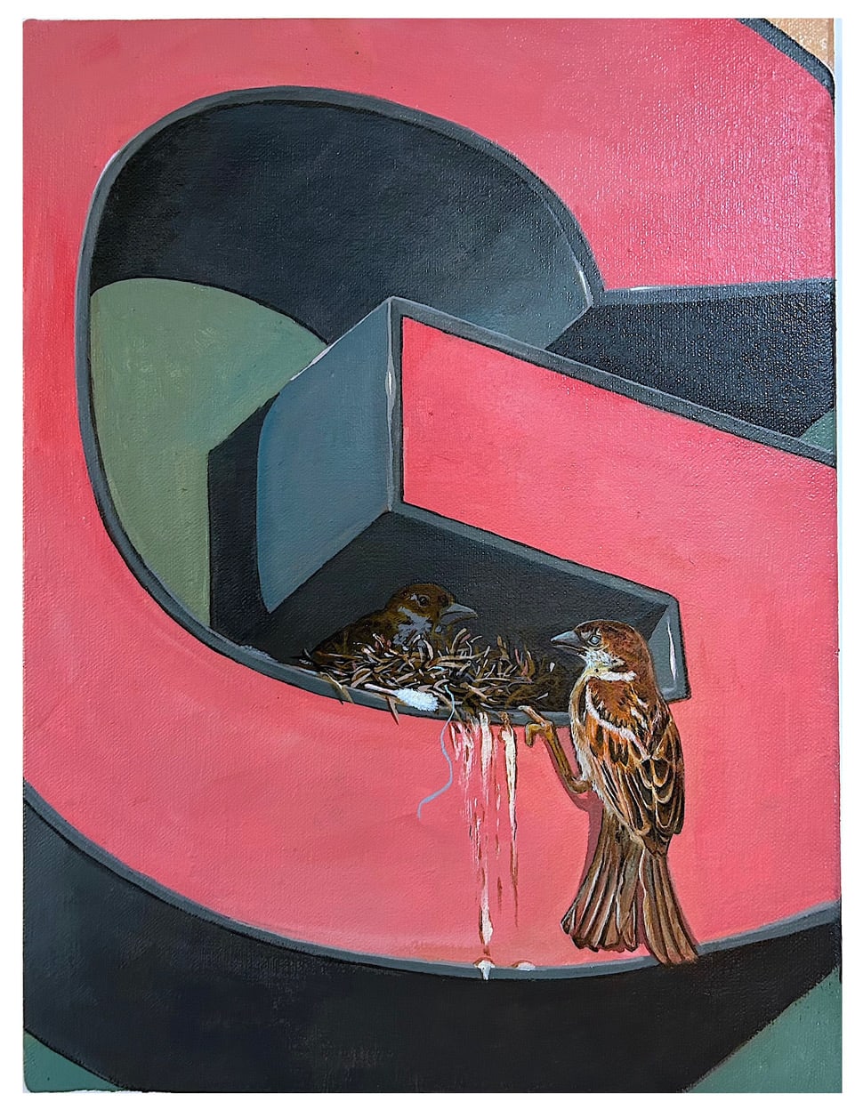 Sandow Birk, House Sparrow, 2025