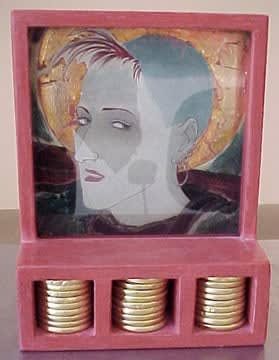 Masami Teraoka, Condom Votive/London Woman, 1993