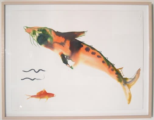 Alexis Rockman, Untitled (Fish), 1987
