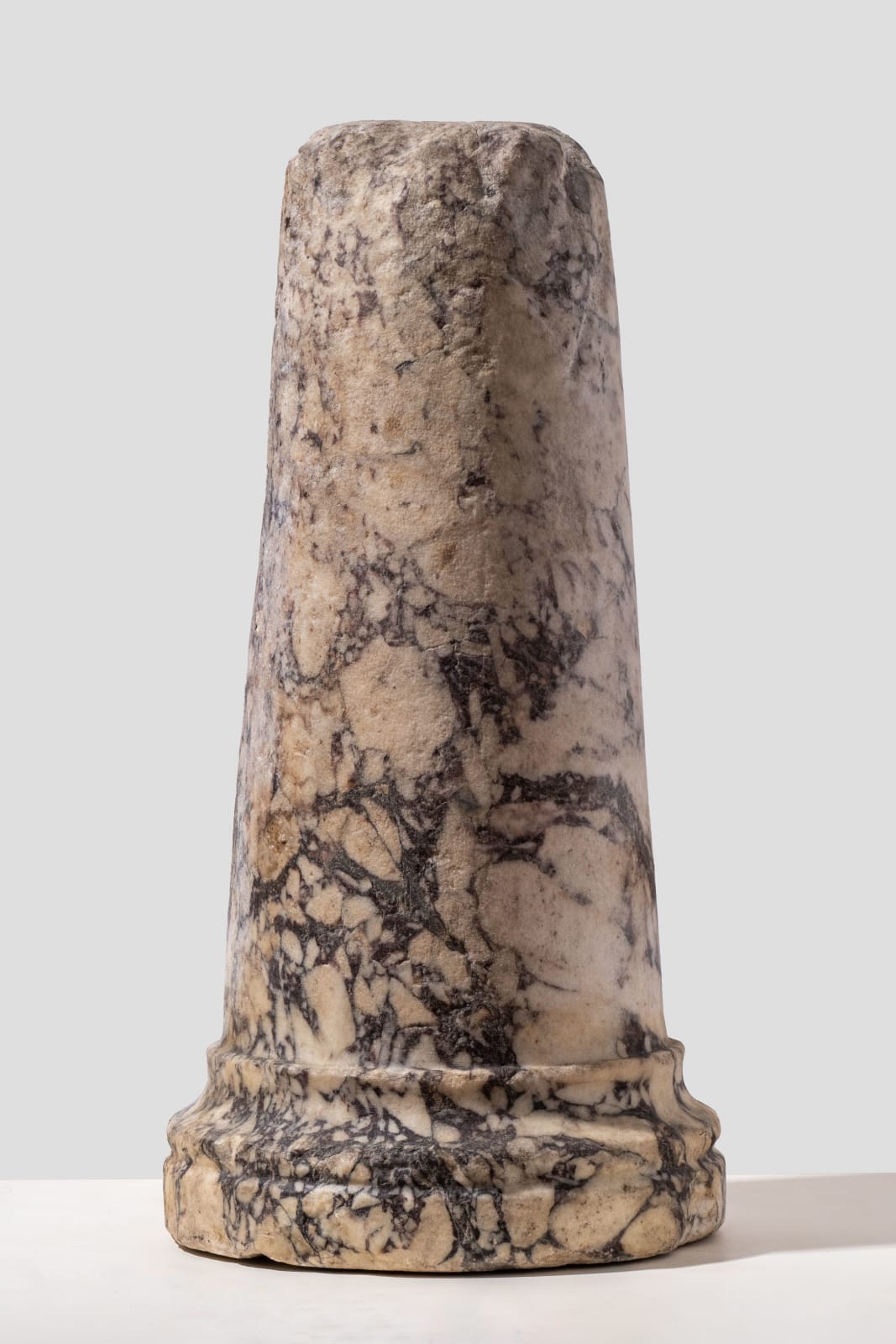 BRECCIA COLUMN FRAGMENT, Italy, 18th Century