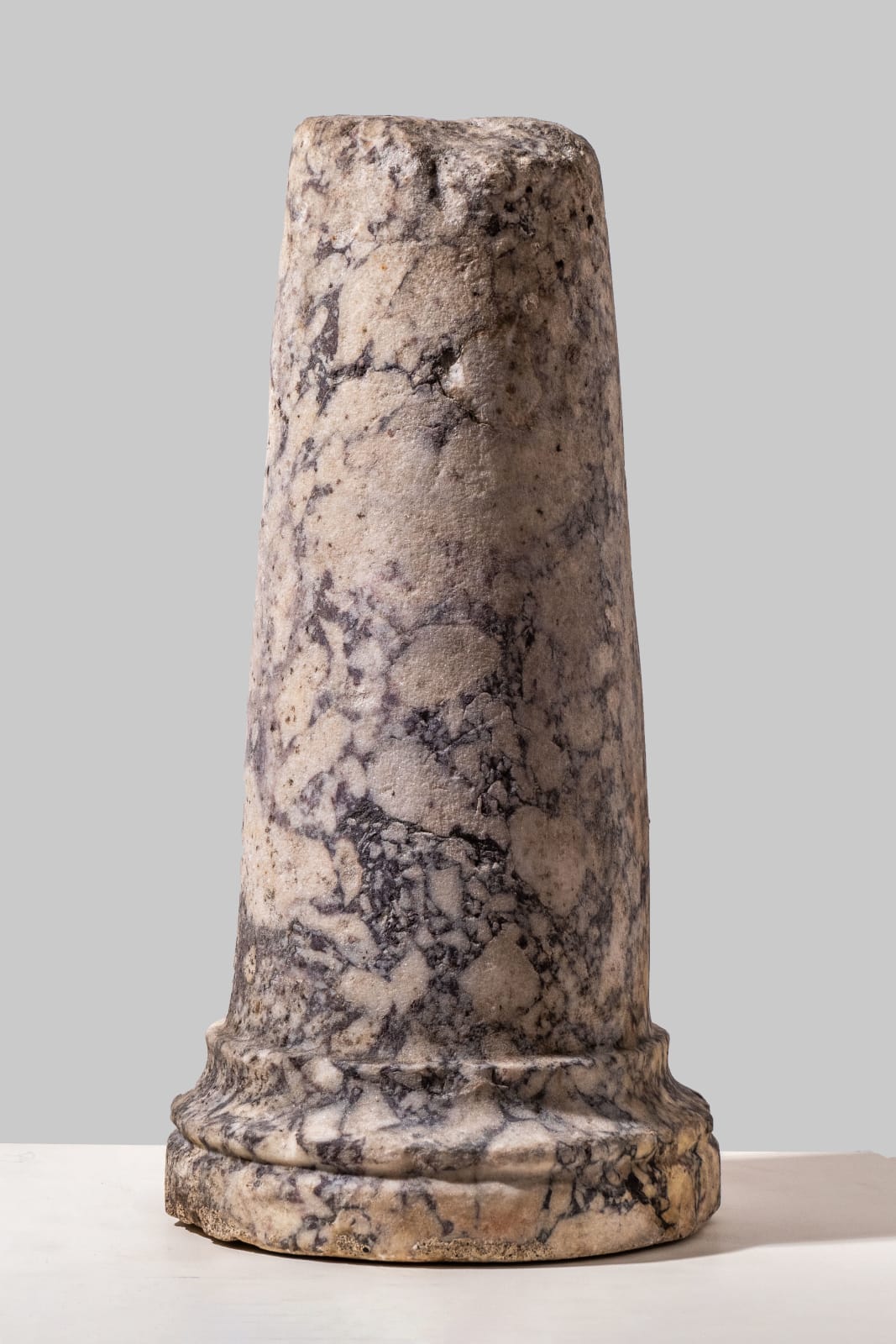 BRECCIA COLUMN FRAGMENT, Italy, 18th Century
