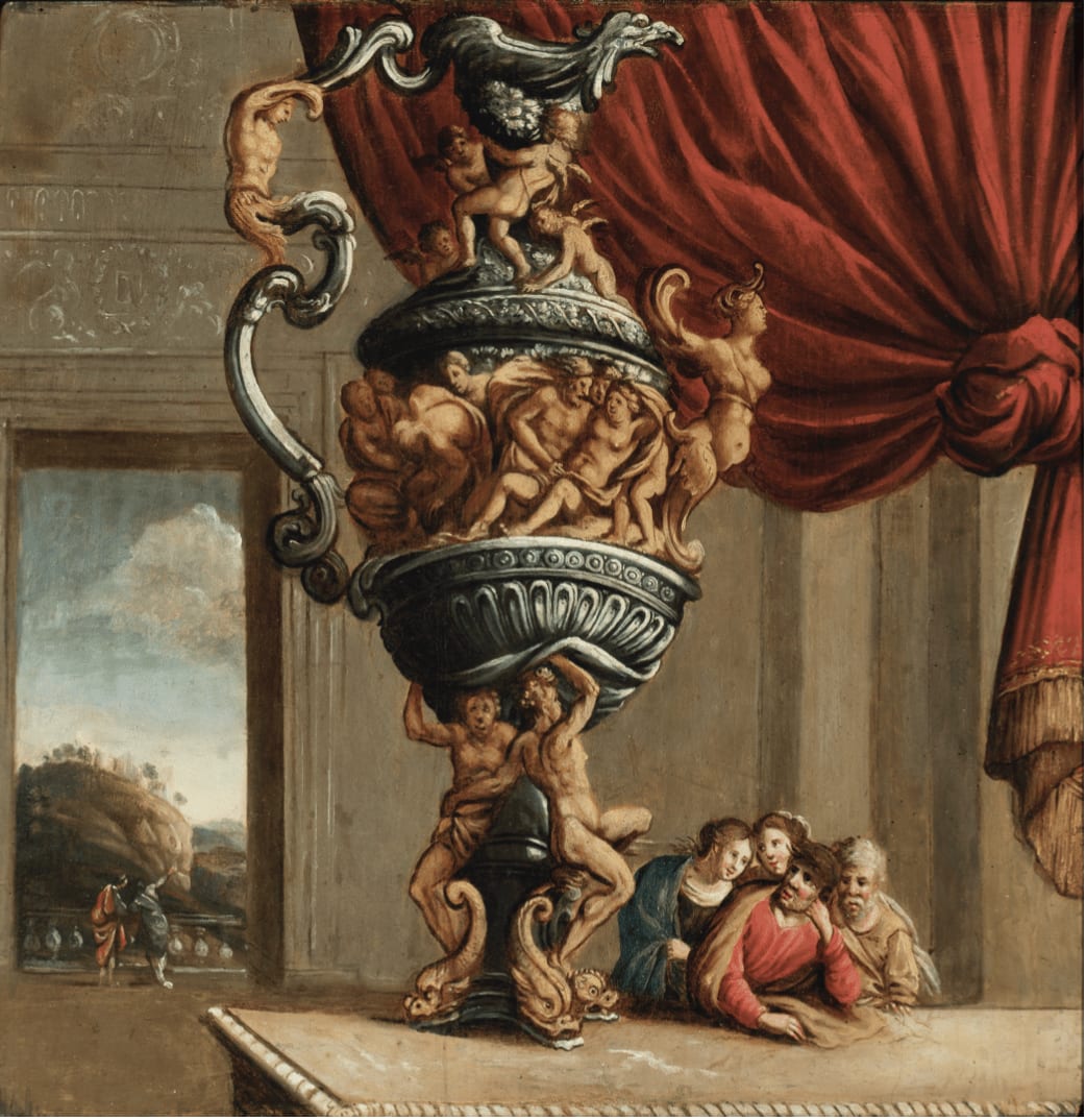 Attr. Jean Le Pautre, MONUMENTAL GARDEN VASE, 17th Century
