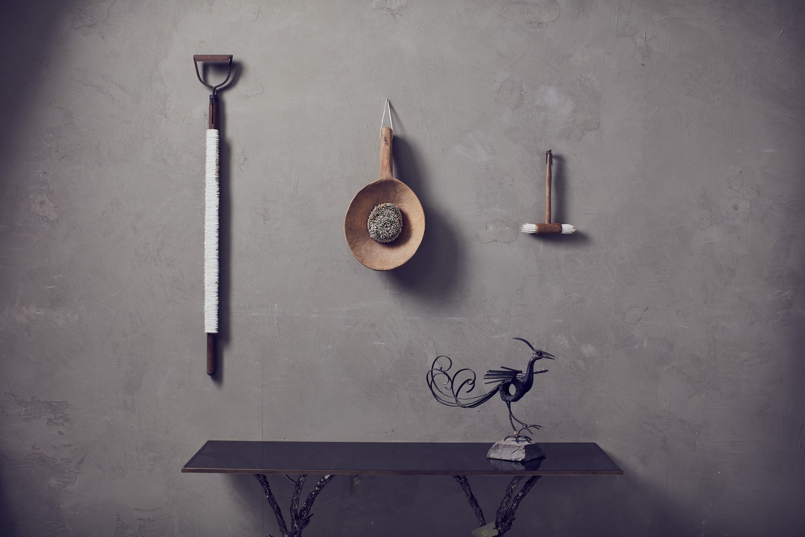 Ikuko Iwamoto, Antique and Porcelain Hoe, 2020