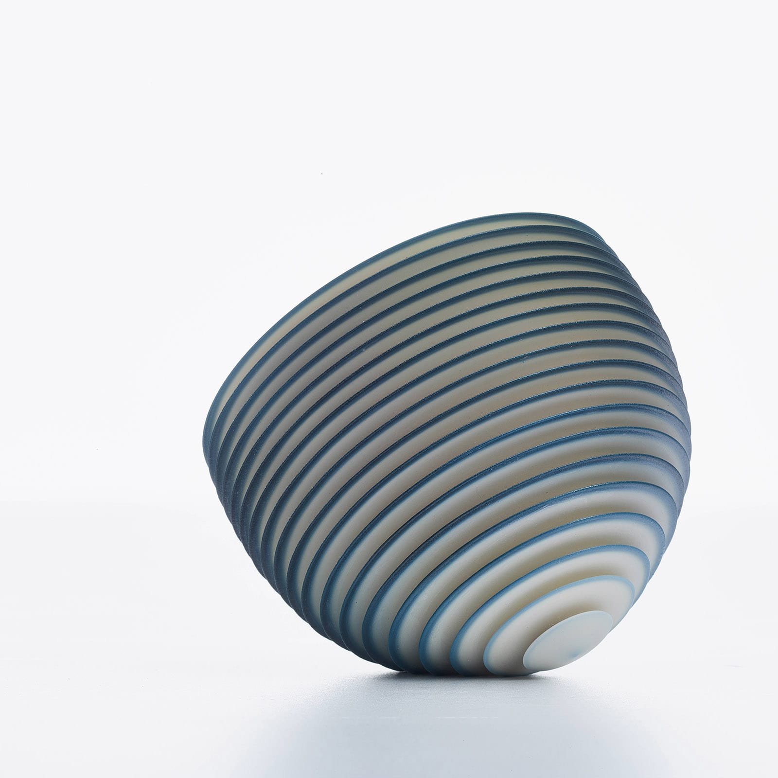 Nicholas Lees, Small Teal Floating Bowl 21.12, 2021