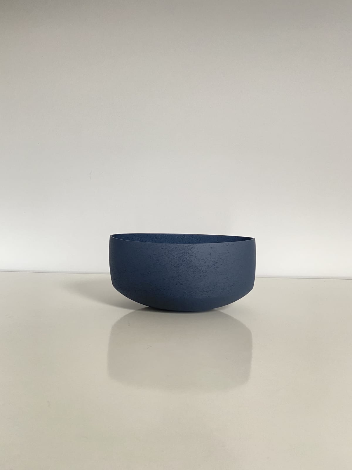 Ashraf Hanna, Small Blue/Black Undulating Bowl, 2021