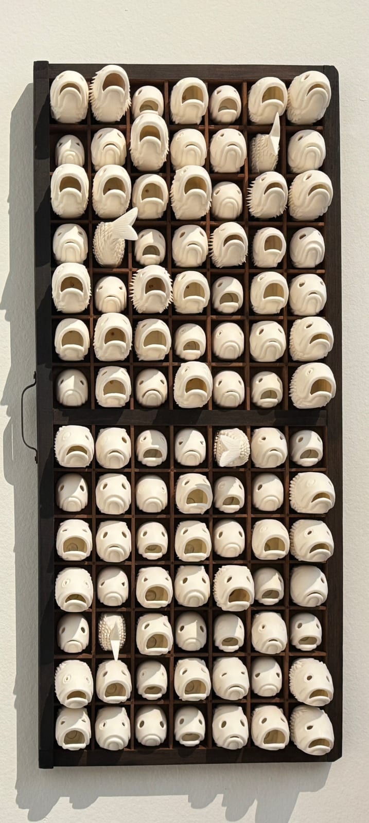 Ikuko Iwamoto, Ghosts from the sea - we are coming through the net III, 2024