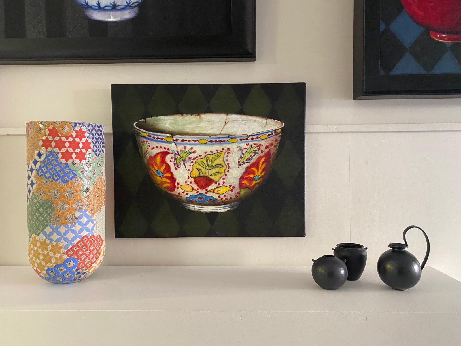 Mizuyo Yamashita, Black Ancient Pottery Trio, 2021