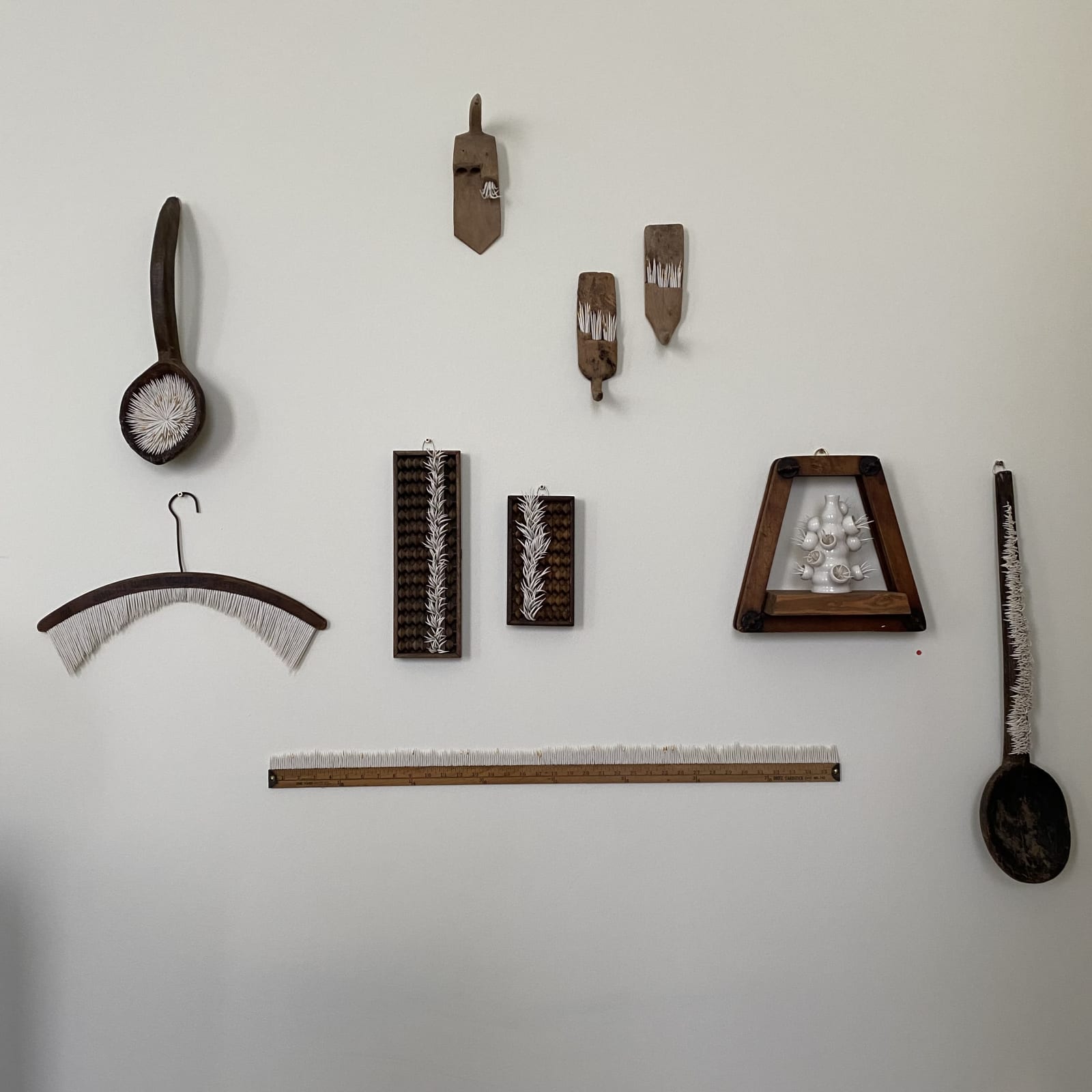 Ikuko Iwamoto, Pair of Antique Farm Hand Tools, 2022