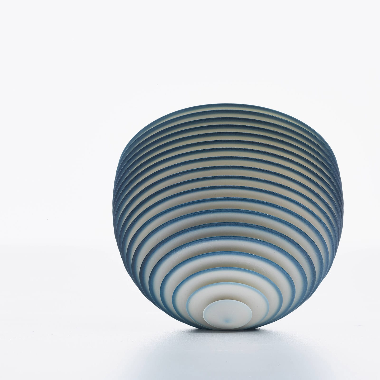 Nicholas Lees, Small Teal Floating Bowl 21.12, 2021