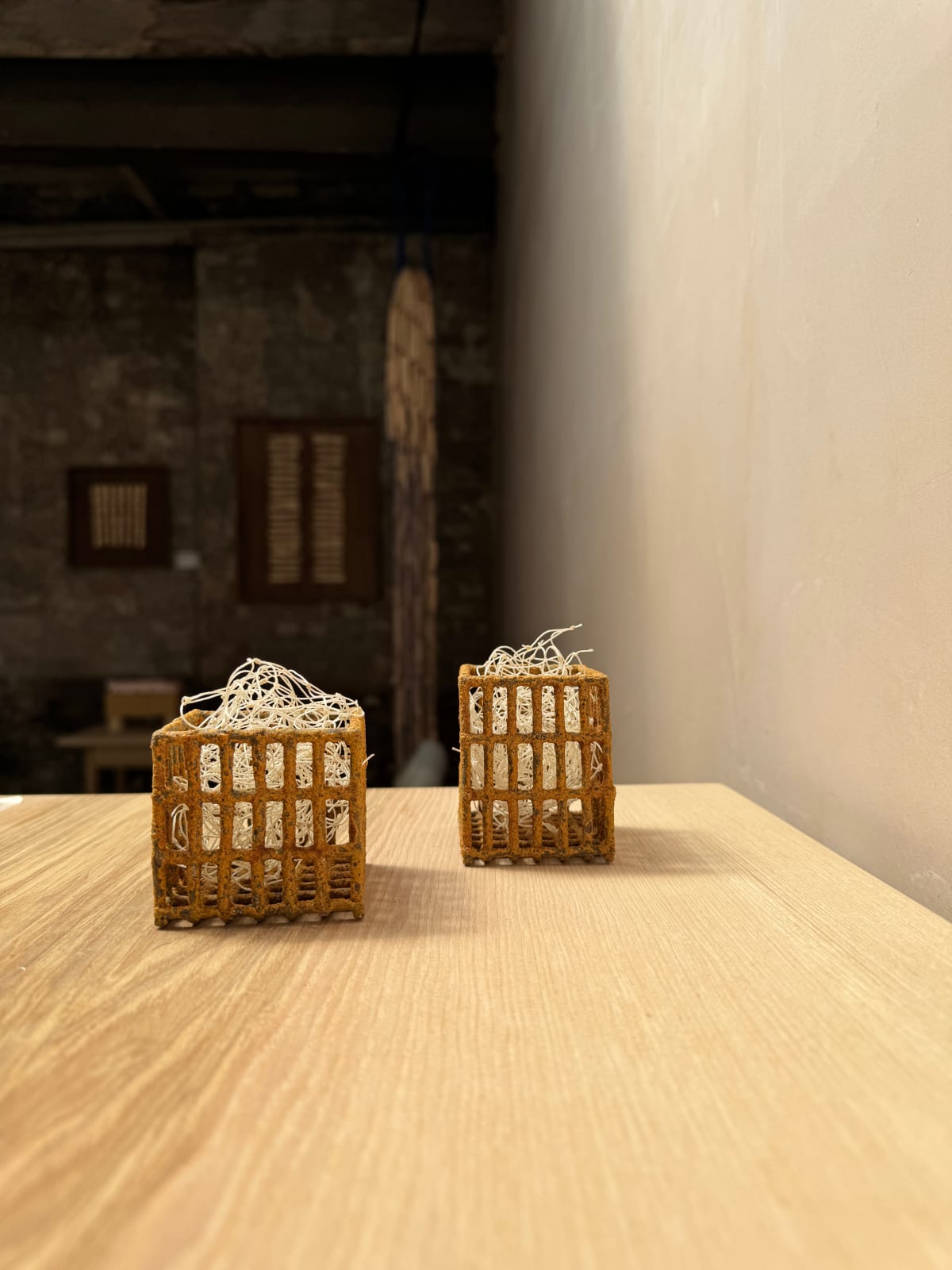 Annie Turner, Small Herring Net (Boxes), 2025