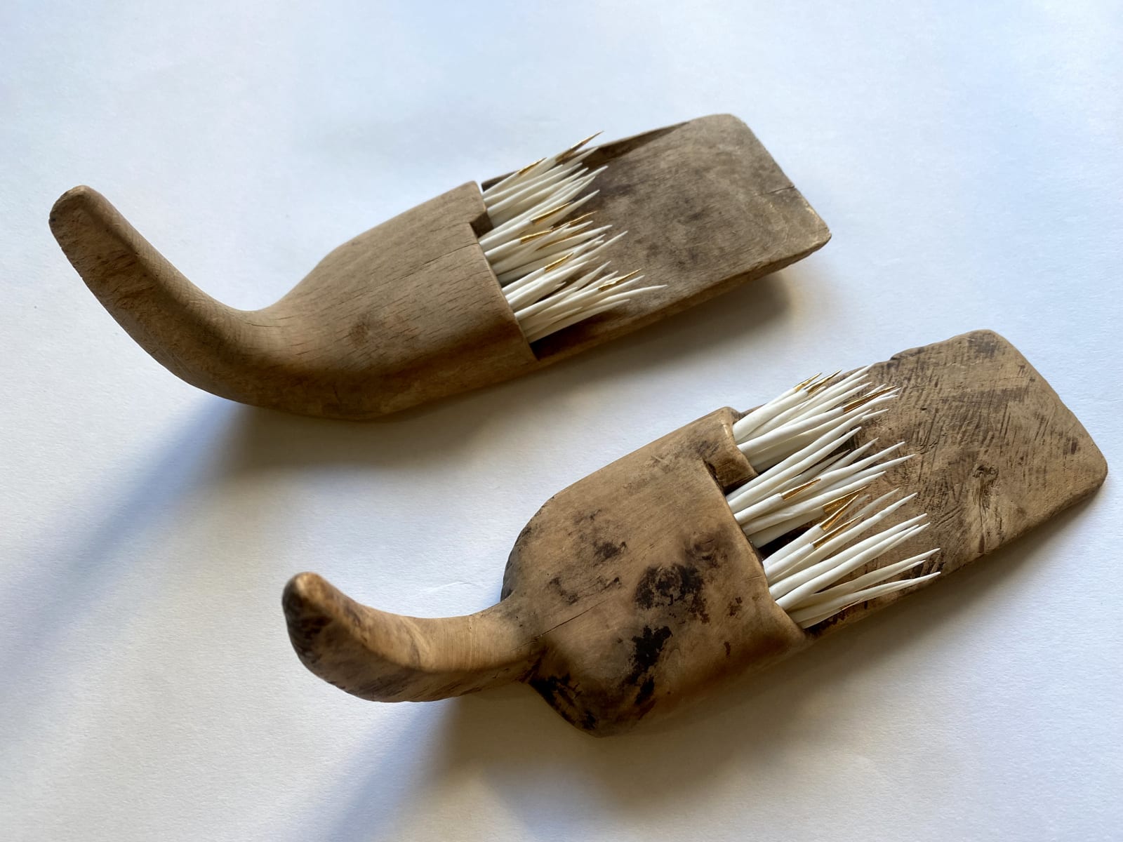 Ikuko Iwamoto, Pair of Antique Farm Hand Tools, 2022