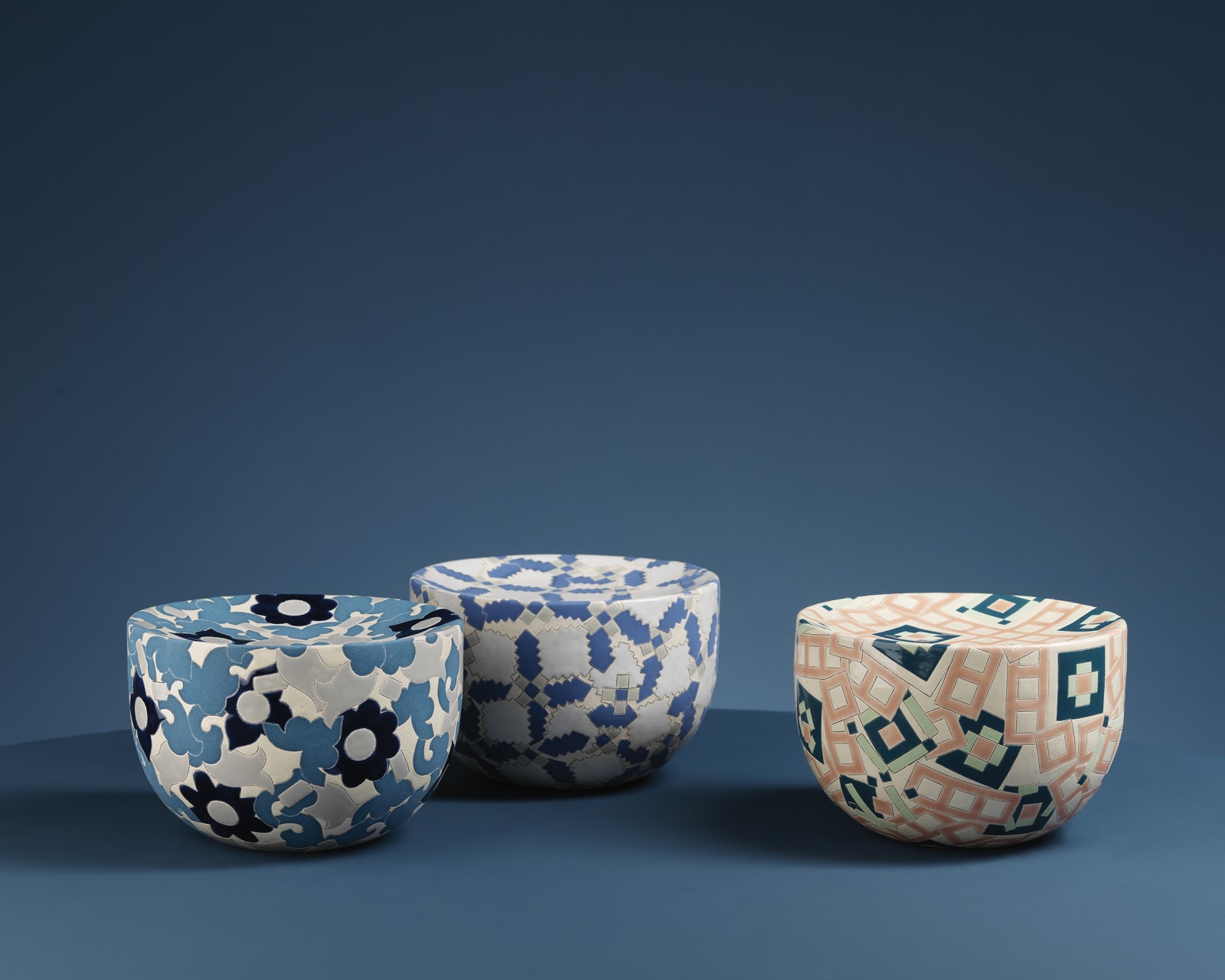 Frances Priest, Small Vase Form, Kirkcaldy Patterns VI, 2021