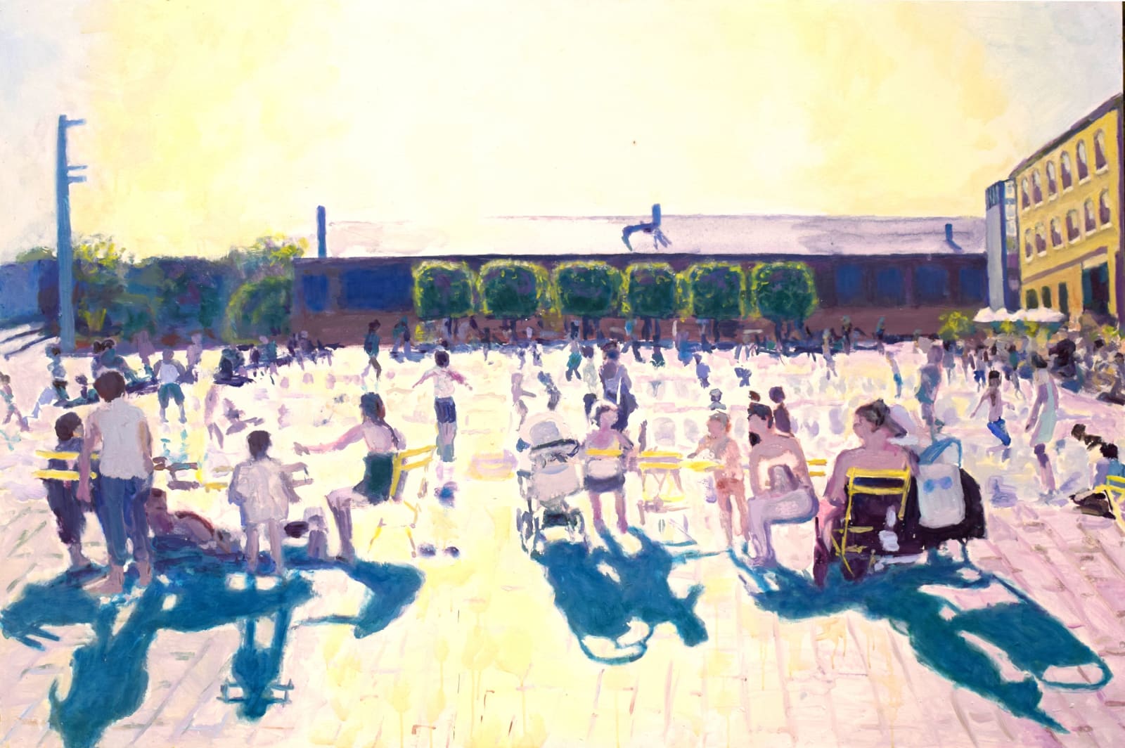 Trevor Burgess, Late afternoon, Granary Square