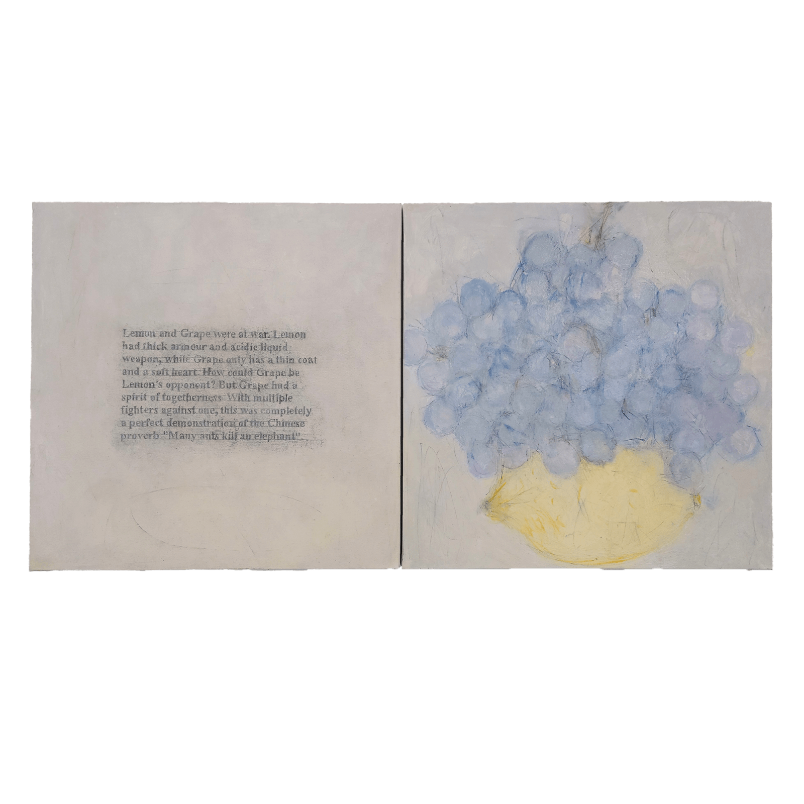 Annie Wan, Lemon and Grape 檸檬與提子, 2024