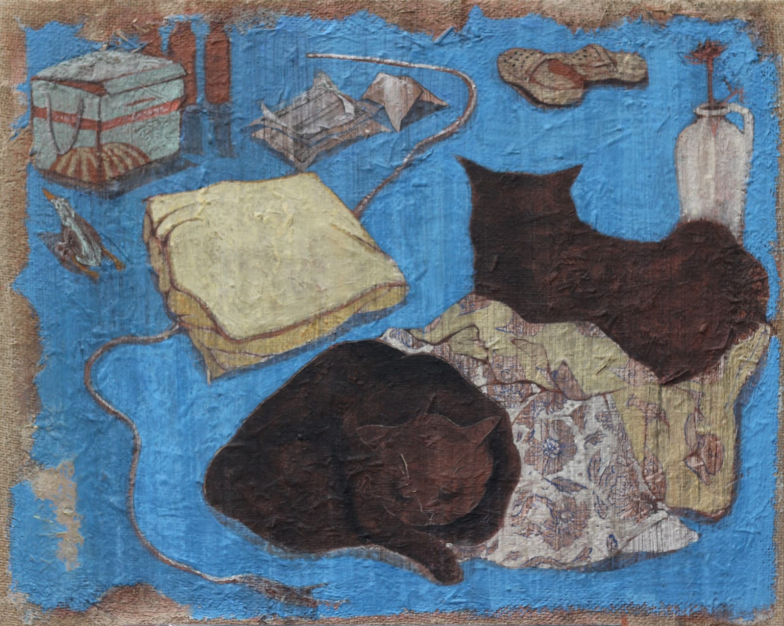 Wong Sze Wai, Cat and Toy IV 貓與玩具 IV, 2023