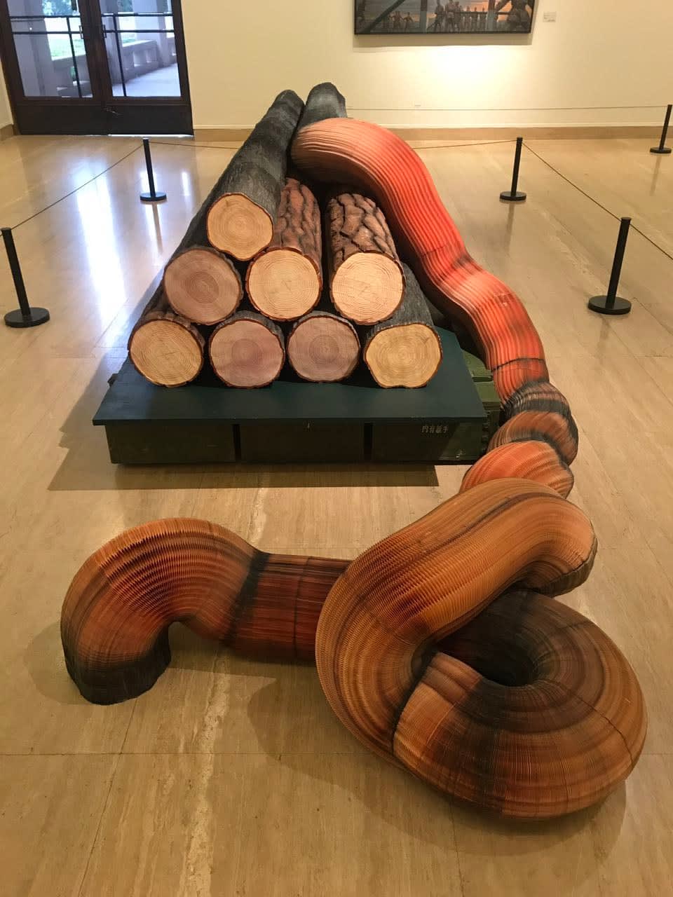 Li Hongbo, Nature Series - Wood Logs, 2014-2017