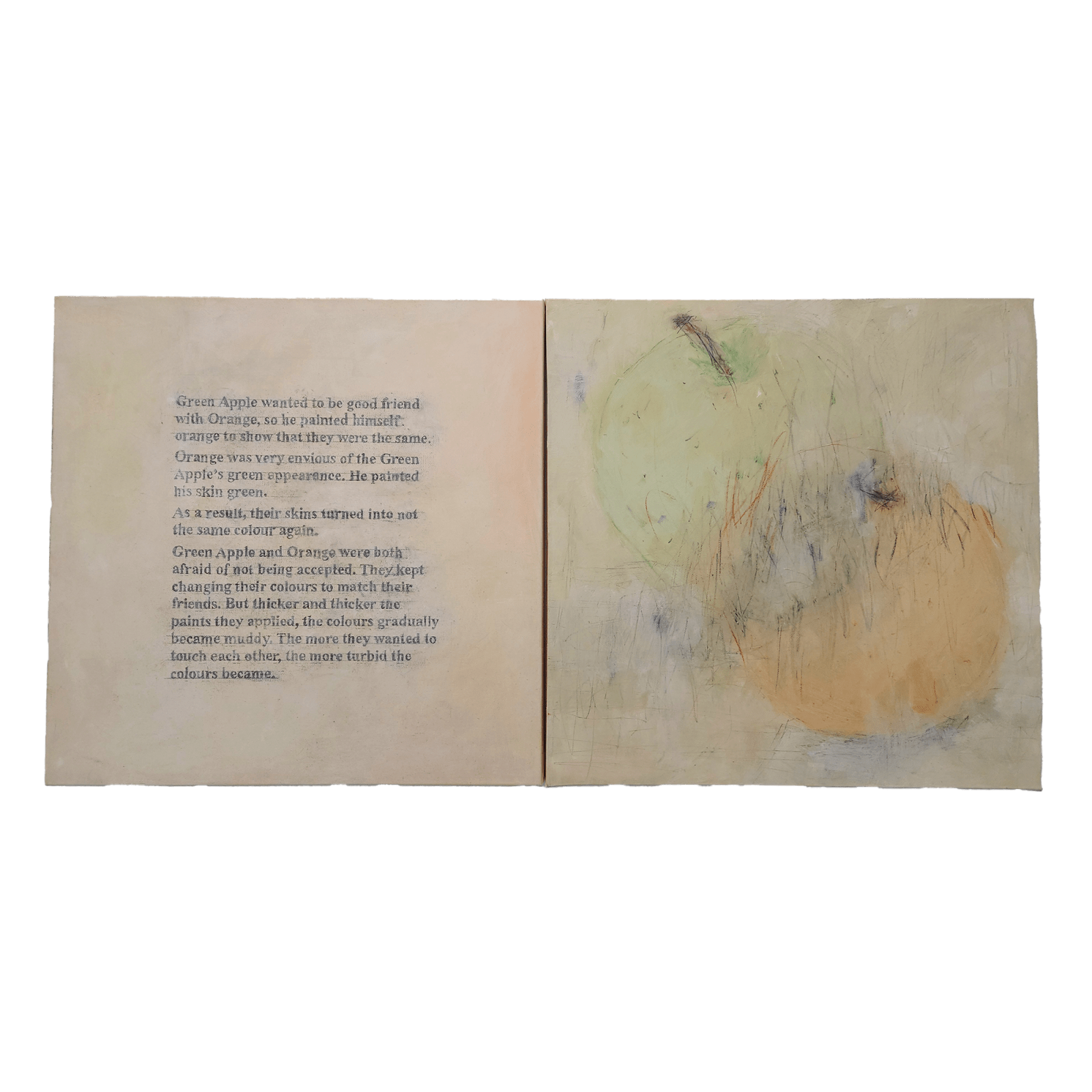 Annie Wan, Green Apple and Orange 青蘋果與橙, 2024