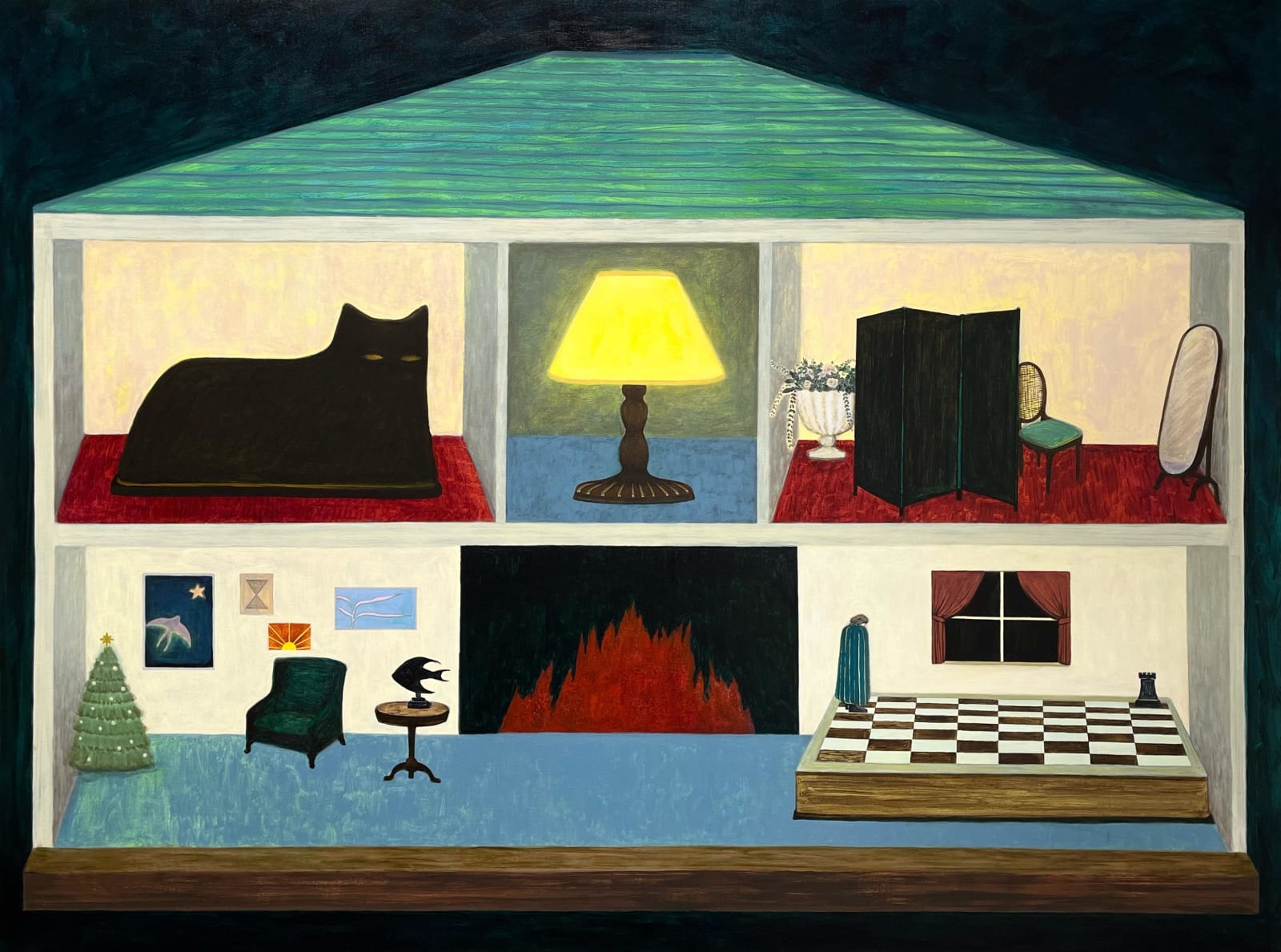 Cami Hui 許韻瑜, Dollhouse – Sectional perspective, 2025