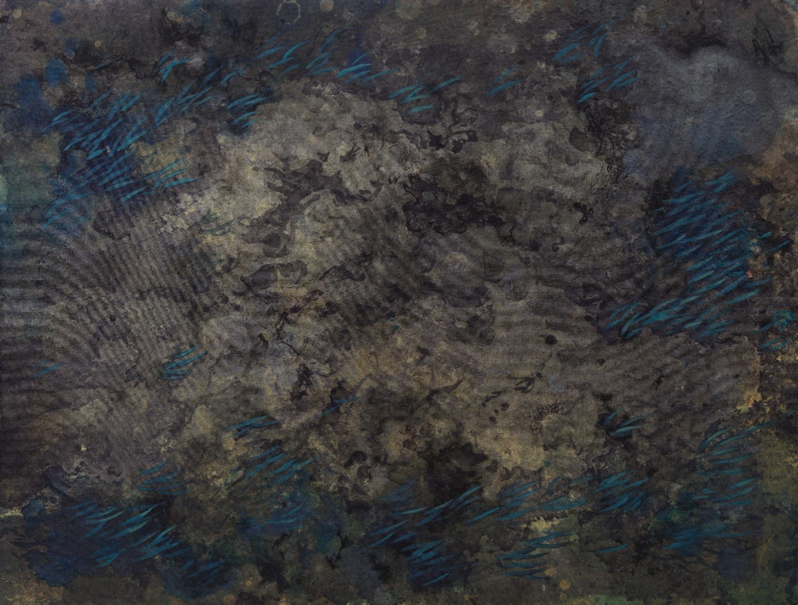 Kwong Man Chun, Aquatic grass.IV 水草.IV, 2023