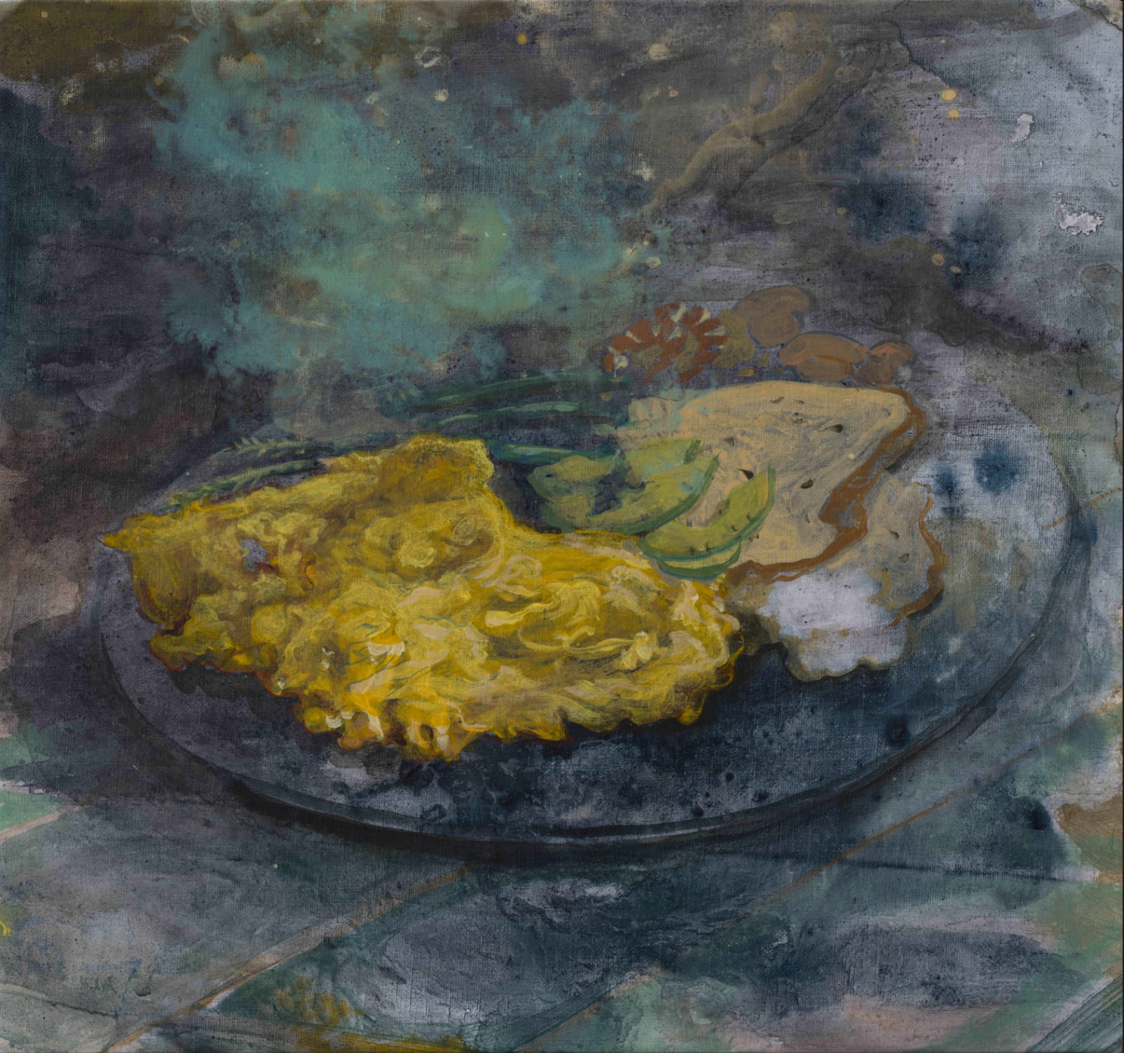 Kwong Man Chun, Breakfast study: fried eggs study I 早餐:煎蛋研究 I , 2023