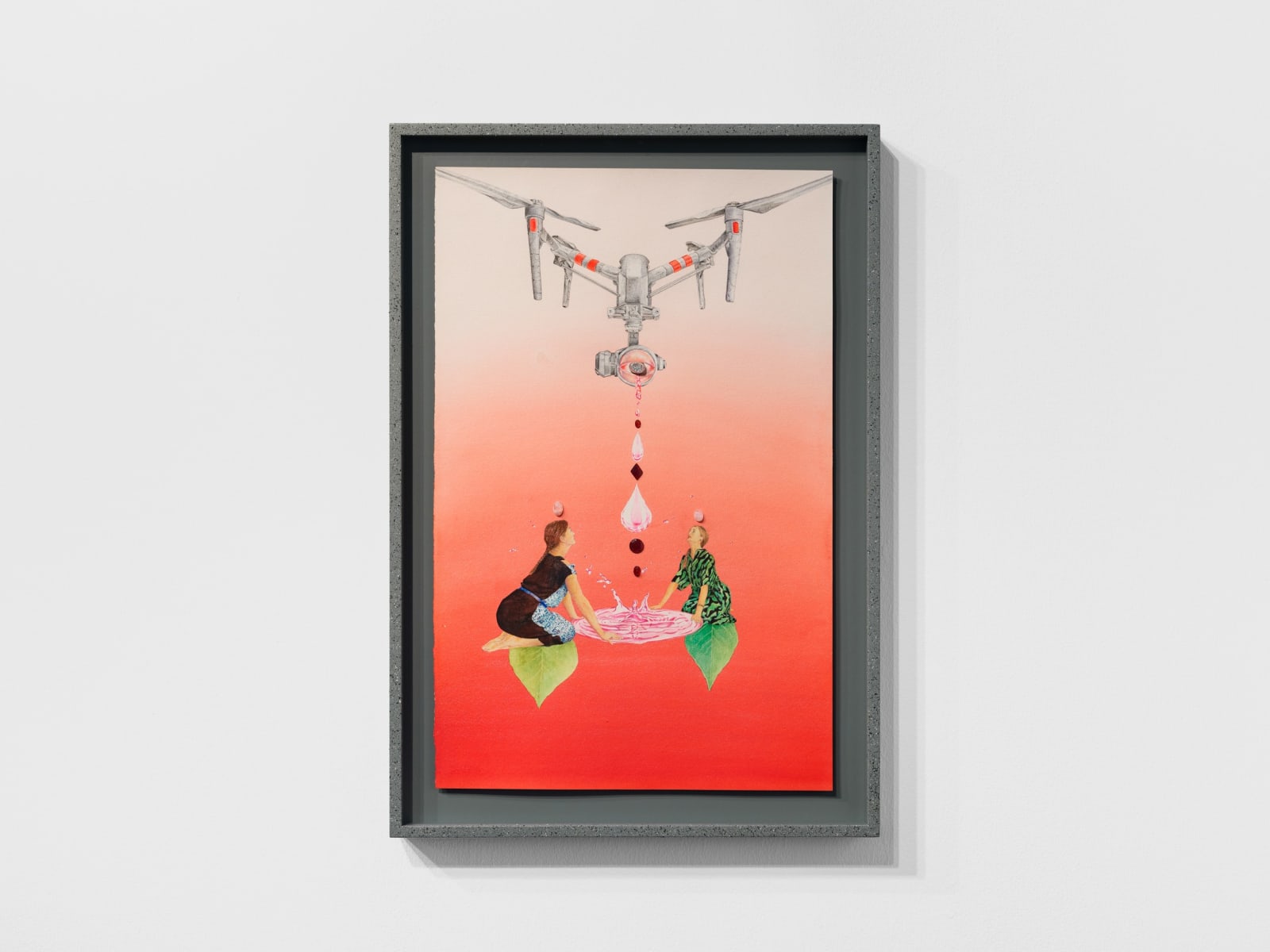 Patricia Domínguez, Soy el dron que llora tu duda en la poza de mis ancestras (I am the drone that cries your doubt in the pool of my ancestors), 2022