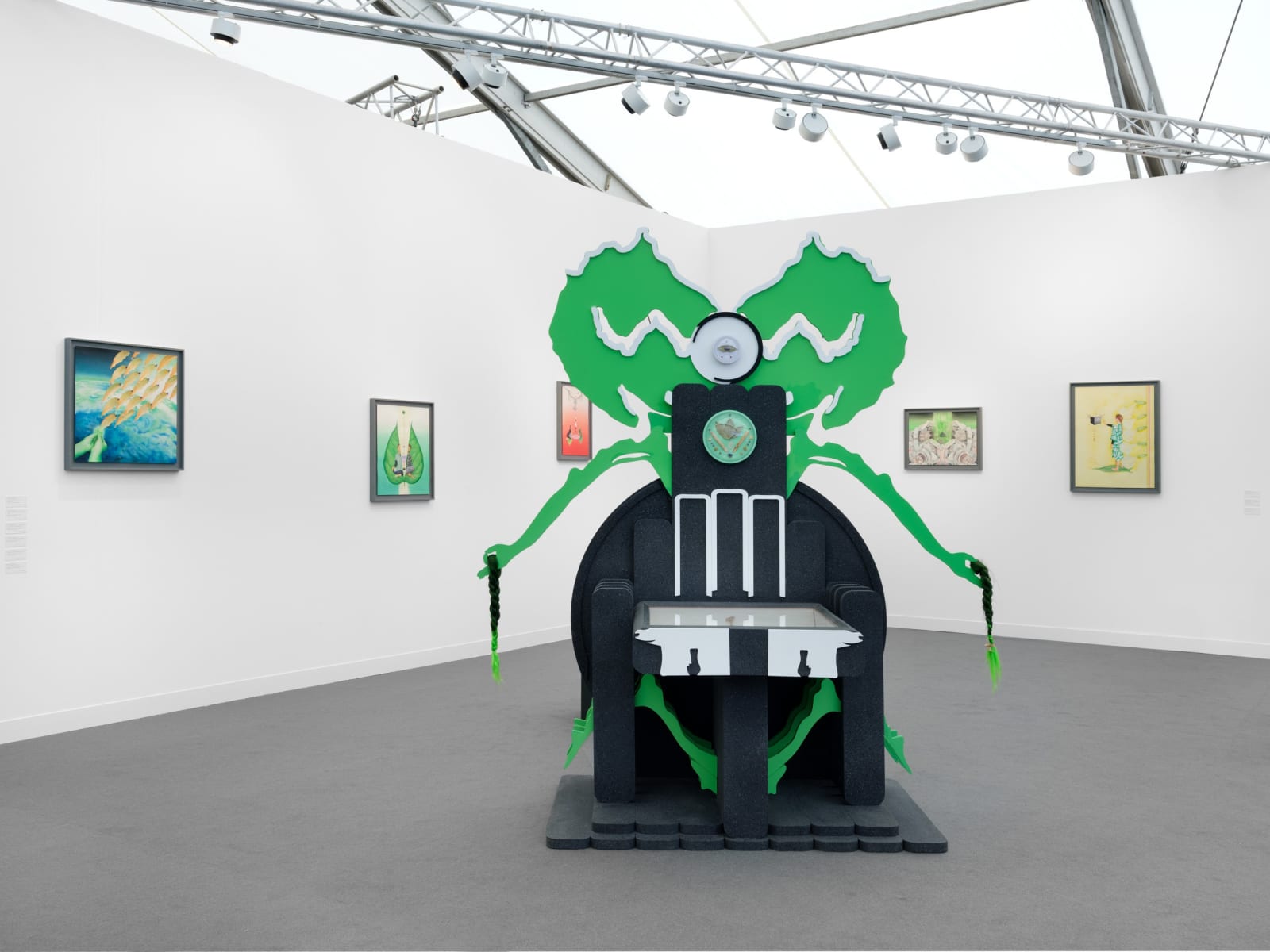 Patricia Domínguez, Installation view, Cecilia Brunson Projects at Frieze London, 2022