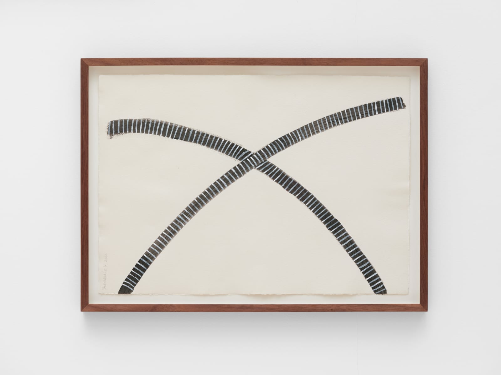 Sheroanawe Hakihiiwe, Hii hipe amakuripe (Palos con rastros iridiscentes / Sticks with iridescent traces), 2022