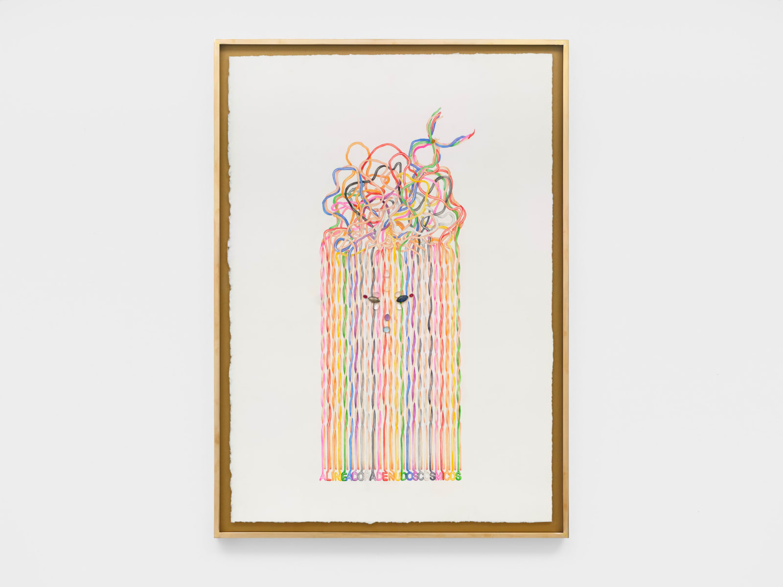 Patricia Domínguez, Entidad alineadora de nudos cósmicos [Cosmic knot aligning entity], 2024