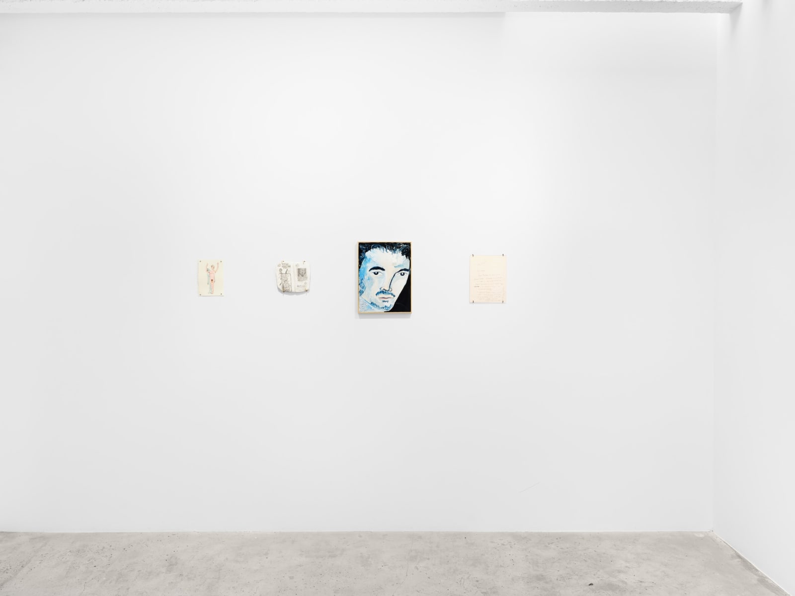 Matheus Chiaratti, Retrato de Federico no breu [Portrait of Federico in the darkness], 2014