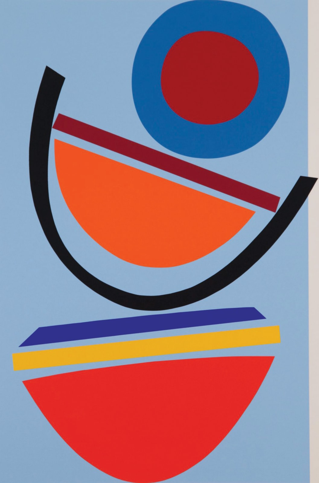Sir Terry Frost, Swing Blue, 2002